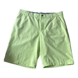 Adidas Men Golf Athletic Light Green Shorts Size 32